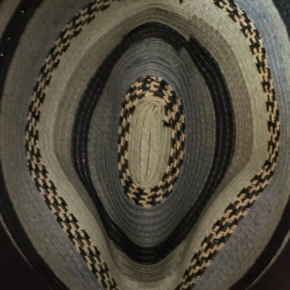 True Religion Multicolor Striped Straw Fedora S/M
